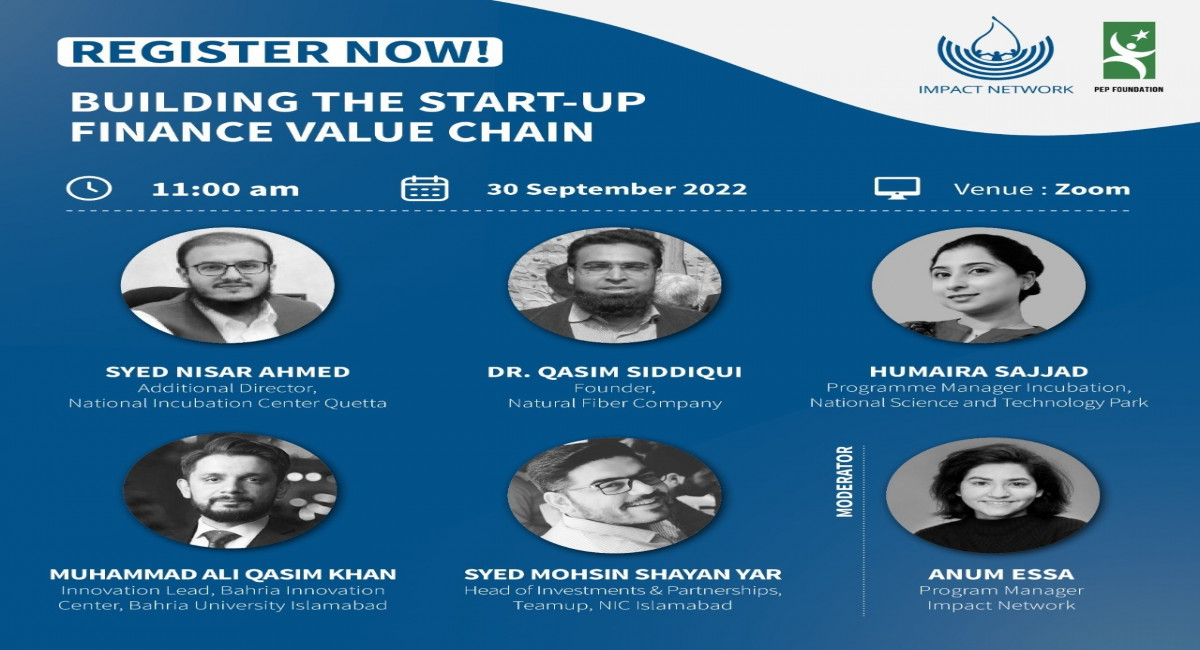 Building the Start-up Finance Value Chain | September 30 at 11 am PST